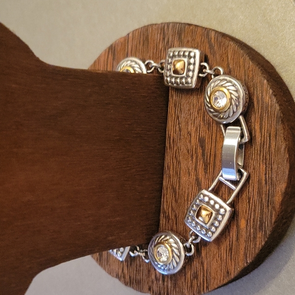 Brighton Bracelet Silver & Gold Plated reversible - Picture 2 of 8